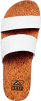 Reef Cushion Bounce Vista Hi - Dames Slippers - Veganistisch leer - Wit - Maat 42.5