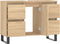 vidaXL - Badkamerkast - 80x33x60 - cm - bewerkt - hout - sonoma - eikenkleurig