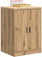 vidaXL - Garagekast - 60x51x85 - cm - massief - grenenhout - artisan - eikenkleurig