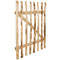 vidaXL - Poort - enkel - 100x120 - cm - hazelaarhout