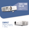 Salora BEAMER6042 - Beamer - 4200 lumen - Full HD 1920 × 1080 - 15.000:1 contrast - 2 luidsprekers - 2,68 kg