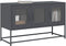 vidaXL - Tv-meubel - 100,5x39x60,5 - cm - koudgewalst - staal - antracietkleurig
