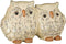 Mica Decorations Decoratief Object Uil - 33x16x19.5 cm - Keramiek - Creme