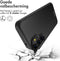 Accezz Rugged Frosted Backcover - Geschikt voor Samsung Galaxy A15 (5G) / A15 (4G) - Schokabsorberend - Zwart