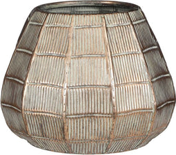 Mica Decorations Claude Bloempot - 31x31x25 cm - Ijzer - Goud