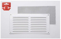 Rooster Fepre Muggennet Coating Aluminium Wit (30 x 15 cm)