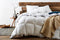 Zydante® Apres Ski® Microvezel dekbed - 200x220 cm - Warmteklasse 1 - Wit & Blauw