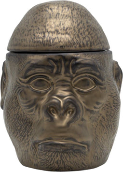 Scentchips® Gorilla Bokitaa - Waxbrander - Geurbrander - Amberblokjes Brander - Oliebrander - Wax Melts Brander - Aromabrander - Ook Geschikt Voor Essentiële Oliën - Geurolie - Waxmelts - Mat Goud