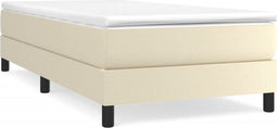 vidaXL - Bedframe - kunstleer - crèmekleurig - 80x200 - cm