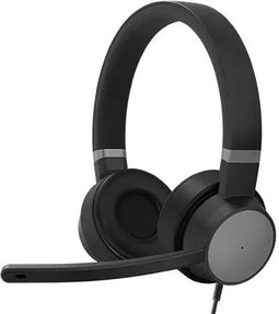 Lenovo Go Wired ANC - On-Ear Headset - Ruisonderdrukking - Zwart
