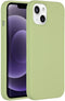 Accezz iPhone 13 - Liquid Silicone Backcover - Schokabsorberend - Groen