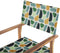 CINE - Tuinstoel set van 2 - Lichthout/Groen/Abstract - Polyester