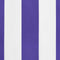 vidaXL - Vervangingsdoek - voor - luifelrok - gestreept - 6 - m - blauw - en - wit