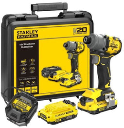 Stanley FATMAX V20 - 18 V ACCU Slagmoersleutel - 2x 2.0 Ah Li-Ion Accu met Koffer (2 stuks)
