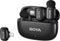 Boya Mini-12 - Ultra Mini Draadloze Microfoon - 2TX+2RX - Zwart