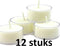 Bolsius - Maxi - Theelichten - 12 stuks per verpakking - Clear cup - Doos