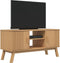 vidaXL - Tv-meubel - OLDEN - 114x43x57 - cm - massief - grenenhout - bruin