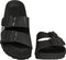 Versace Jeans Linea Fondo Sandy Dis. 57 - Dames Slippers - Verstelbare gespen - Zwart - Maat 37