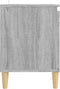 vidaXL - Tv-meubel - met - houten - poten - 103,5x35x50 - cm - grijs - sonoma - eiken