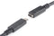 Assmann AK-300210-020-S - USB-C verlengkabel - 2.00 m - 4K ondersteuning - Zwart