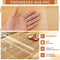 eSituro SWS0375 - wandplank - fotoplank - 30 x 4 x 10 cm - naturel hout - draagkracht 10 kg