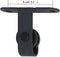 vidaXL - Ophangset - minischuifdeur - 183 cm - zwart