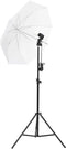vidaXL - Fotostudioset - met - verlichtingsset, - achtergrond - en - reflector