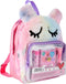 Create it! - Fluffy Rugzak met Make-Up Set - Roze Lipbalm en Oogschaduw Palette - Multi