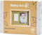 BabyArt Pure Frame - Gipsafdruk en Foto - Houten lijst - Hout/Geel/Groen