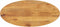 vidaXL - Tafelblad - ovaal - 140x50x3,8 - cm - massief - mangohout