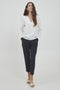 Ichi IHMAIN LS2 - Dames Blouse - V-hals - Maat 36