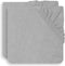 Jollein Aankleedkussenhoes Badstof 50x70cm - Soft Grey (2 stuks)