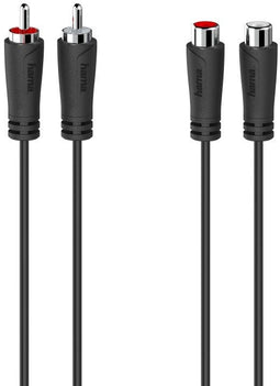 Hama 00205095 - RCA Kabel - 500 cm - Zwart