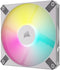 Corsair iCUE AF120 RGB Slim - Ventilator 120mm - 600-2000 RPM - Wit (1-pack)