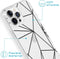 iMoshion Hoesje Geschikt voor iPhone 13 Pro Hoesje Siliconen - iMoshion Design hoesje - Transparant / Graphic Cube