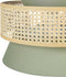 LUYANO - Hanglamp - Lichtgroen - Polyester
