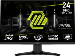 MSI MAG 242F - Monitor - 23,8" Full HD 200Hz IPS - Zwart