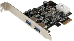 Startech.com PEXUSB3S25 - PCI Express USB 3.0-kaartadapter - 2-poorts met UASP - LP4-voeding