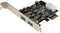 Startech.com PEXUSB3S25 - PCI Express USB 3.0-kaartadapter - 2-poorts met UASP - LP4-voeding