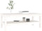 vidaXL - Salontafel - 110x50x40 - cm - massief - grenenhout - wit