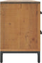 vidaXL - Opbergkast - 110x30x45 - cm - massief - grenenhout - bruin