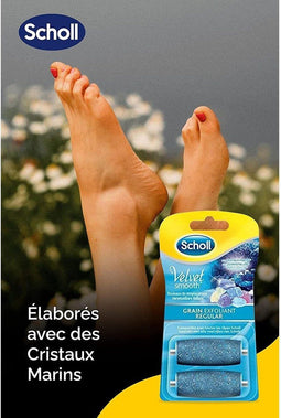 Scholl Velvet Smooth - Navulling Eeltverwijderaar - Extra Fijn - Voetvijl - 2 Stuks