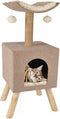 Flamingo Scandi - Krabpaal - Jute krabtouw - Beige Naturel Wit - 36 × 43 × 82 cm