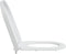 vidaXL - Snelle - Aflaat - Toiletzitting - met - Zachte - Sluiting - in - Duroplast - Wit