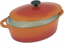 Sauspan Crealys Oranje Geëmailleerd Staal Ø 37 cm 9 L