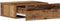 vidaXL - Nachtkastjes - 2 - st - zwevend - 40x32x15 - cm - bewerkt - hout - oud - hout