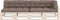 vidaXL - Palletkussens - 5 - st - stof - taupe