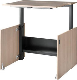 HomeFit - Zit sta bureau - Eiken - Verstelbaar bureau