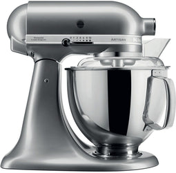 KitchenAid Artisan 5KSM175PSECU - Keukenrobot - 4,8L RVS kom 300W - Contour zilver