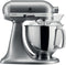 KitchenAid Artisan 5KSM175PSECU - Keukenrobot - 4,8L RVS kom 300W - Contour zilver